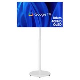 와이드뷰 FHD QLED 스마트 TV + 와이드무빙뷰 삼탠바이미 V3 세트, 101cm(40인치), GTWV400FHDQ11(TV), EKWBYME78W(스탠드), 이동형 스탠드, 고객직접설치, 1개