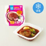[로켓프레시] 푸디버디 띠용한끼 함박스테이크 (냉동), 205g, 1개