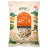 두보식품 바른곡물 우리땅에서 자란 혼합 15곡, 2kg, 1개