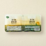 맑은물에 유기농 인증 촌두부, 300g, 2입