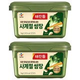 해찬들 사계절 쌈장, 1kg, 2개