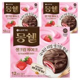 몽쉘 스트로베리, 408g, 3개