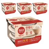 햇반 백미밥 작은 공기, 130g, 15개