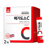 고려은단 메가도스C 비타민C, 3000mg 60포, 180g, 2개