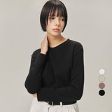 ELLE PARIS 여성용 고밀도 소프트 피치드 긴팔 티셔츠