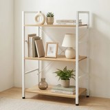 코멧 5단 책장, 화이트, 60, 28, 82cm, 3단, 1개