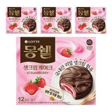 몽쉘 스트로베리, 408g, 4개