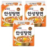 농심 안성탕면, 125g, 15개