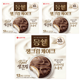 몽쉘 생크림케이크 오리지널 12p, 408g, 3개