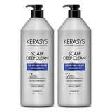 케라시스 두피 비듬케어 딥클린 쿨링 단백질 샴푸, 980ml, 2개