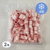 [로켓프레시] 돌돌말이 대패삼겹살 바로구이 (냉동), 750g, 2개