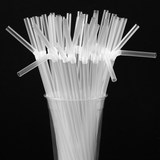 코멧 베이직 자바라 빨대 투명 250 x 7 mm, 500개입