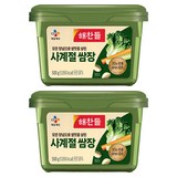 해찬들 사계절 쌈장, 500g, 2개