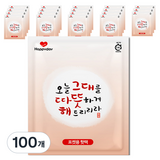 해피데이 포켓형 핫팩 100g, 100개