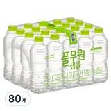 풀무원샘물 무라벨 생수, 500ml, 80개