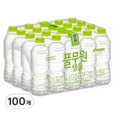 풀무원샘물 무라벨 생수, 500ml, 100개