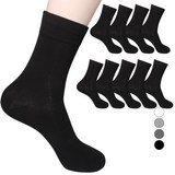두발로 남성용 프리미엄 무지 중목 양말 10켤레