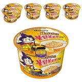불닭볶음면 4가지 치즈 큰컵, 110g, 6개