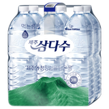 제주삼다수 그린 무라벨, 2L, 6개