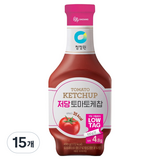 청정원 저당 토마토케찹, 490g, 15개
