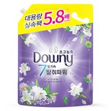 다우니 초고농축 7일지속 탈취파워 섬유유연제 화이트티와 릴리 리필, 4.1L, 1개