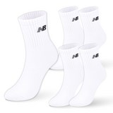 뉴발란스 스탠다드 중목 양말 5팩 NBDSDMDL