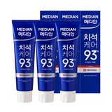 메디안 치석케어 오리지널 치약, 120g, 3개