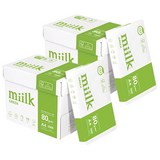miilk 그린 복사용지 80g, A4, 5000개