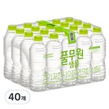 풀무원샘물 무라벨 생수, 500ml, 40개