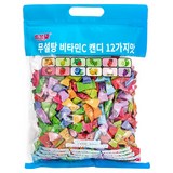 무란왕 무설탕 12가지맛 비타민C 민트 미니 캔디, 800g, 1개