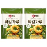 백설 5가지 재료로만 만든 튀김가루, 1kg, 2개
