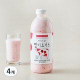 [로켓프레시] 어니스트밀크 딸기 요거트, 1L, 1개입