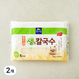 면사랑 쫄깃한 생칼국수, 1kg, 2개