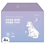 반려세상 강아지 절약형 기저귀 수컷용, 초소형, 4개, 100개입
