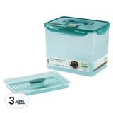 락앤락 MEDI 프레쉬 숨쉬는 김치통 원핸들 + 누름판