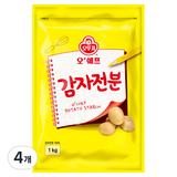 오뚜기 감자전분, 1kg, 4개