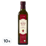 뉴트리코어 유기농 레드와인 비니거, 500ml, 10개