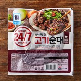 [로켓프레시] 대림선 24/7 속이 꽉 찬 고기순대, 500g, 1개