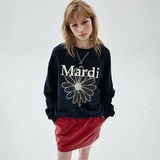 마르디메크르디 RAGLAN FLOWERMARDI SWEATSHIRT