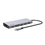 벨킨 C타입 7in1 멀티 포트 어댑터 허브 INC009bt, 실버그레이, 1개