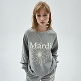 마르디메크르디 RAGLAN FLOWERMARDI SWEATSHIRT