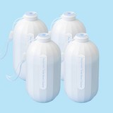 퓨릴 위생줄 있는 자동 변기세정제 대용량, 300g, 4개