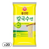 오뚜기 쫄깃한 칼국수면, 200g, 20개