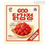 5분마켓 오양 옛골목닭강정 매콤달콤, 300g, 2개