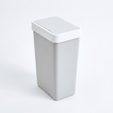 프라템 플랫 원터치 사각 휴지통, 그레이, 10L, 1개