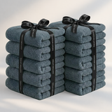 코튼리빙 고급 호텔 수건 코마사 40수 200g 타올, 블루그레이, 10개