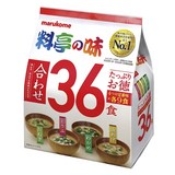 마루코메 요리정의 맛 모듬 파 + 두부 + 미역 + 유부, 648g, 36개입
