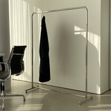 매장용 스텐 스탠드 행거 인테리어 스틸 실버 진열대 옷가게 의류매장, 100cm, 150cm, 1개