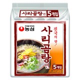 농심 사리곰탕면, 110g, 5개