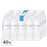 스파클 무라벨 천연암반수 안전한생수 깨끗한물 미네랄워터, 500ml, 40개
